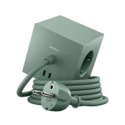 AVOLT - Stopcontact Square 1 Magnetic groen 3 m 3 x Schuko 2 x USB