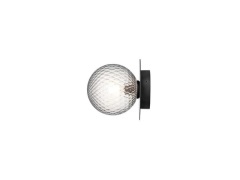 Nuura Aps - Liila 1 buitenwandlamp zwart/optisch helder Nuura