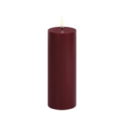 Uyuni Lighting - Pilaar Kaars LED 5,8x15,2 cm Wine Rood/Smooth