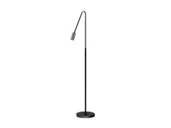 ANTIDARK - Decor F1 LED Vloerlamp Dim. Zwart/Mat Alu