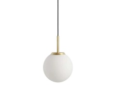 ANTIDARK - Palla P135 LED Hanglamp Dim-to-Warm Opaal/Messing