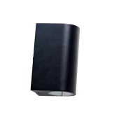 Dyberg Larsen - Læsø Buiten Wandlamp Up/Down Mat Zwart DybergLarsen