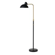 FRITZ HANSEN - KAISER idell™ 6580-F Vloerlamp Mat Zwart/Messing