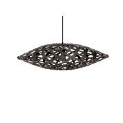 david trubridge - Flax Hanglamp Ø80 Zwart 2 Kanten