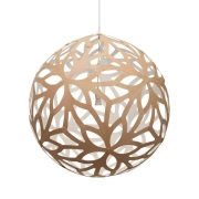 david trubridge - Floral Hanglamp Ø120 Wit 1 Kant
