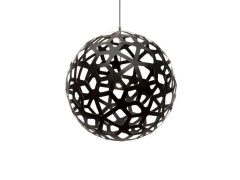david trubridge -  Hanglamp Ø100 Zwart 2 Kanten