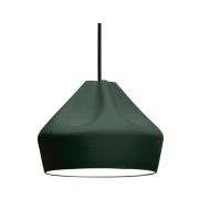 MARSET - Pleat Box 24 LED Hanglamp Donker Groen/Wit