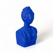 SELETTI - Magna Graecia Poppea beeldhouwwerk terracotta blauw