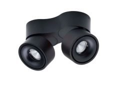 ANTIDARK - Easy Double W2100 LED plafondlamp, 2700K, zwart