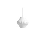 HAY - Nelson Pear Crisscross Bubble Hanglamp S Off-White Herman Miller