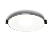LIGHT-POINT - Inlay Round C3 plafondlamp, zwart/zilver