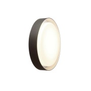 MARSET - Plaff-On Wandlamp/Plafondlamp Ø50 IP54 Black LED