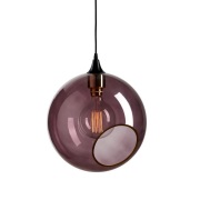 DESIGN BY US - Ballroom XL Hanglamp Puple Rain met Zwart Zuilen
