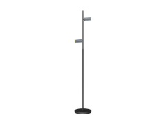 ANTIDARK - Decor F2 LED vloerlamp, dimbaar, zwart/aluminium
