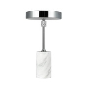 Dyberg Larsen - Starlight Portable Taffellamp Chroom/Wit DybergLarsen