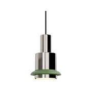 - Chaumont Hanglamp Ø19xH28 Nickel/Green - DCW