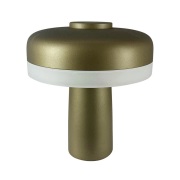 Dyberg Larsen - Porter LED Portable Taffellamp Metallic Groen DybergLa...