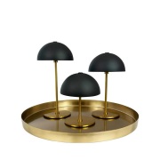 Dyberg Larsen - Along Portable Taffellamp 3 pcs. Mini m/Dienblad Zwart...