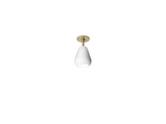Nuura Aps - Anoli inbouwspot, wit/goud, Ø 10 cm Nuura