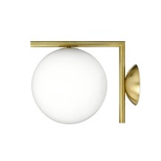 FLOS - Ic C/W2 Wandlamp/Plafondlamp Geelkoper