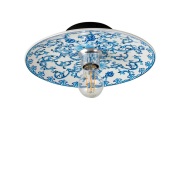Lucande - Faelira Wandlamp Blauw/Wit