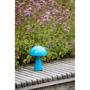Hübsch - Mush LED Portable Taffellamp Dim. Blauw