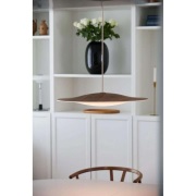 Piet Hein - Sinus-Wood 550P LED Suspension Walnoot/Opaal