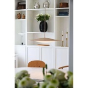 Piet Hein - Sinus-Wood 550P LED Suspension Eik/Opaal