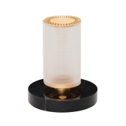 - La Lamp Frechin Portable Taffellamp Ø13x16,6 Golden/Black - DCW