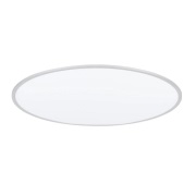 Lindby - Narima LED Plafondlamp 4.000K Ø100 White/Silver