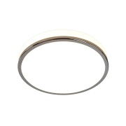 Lindby - Lyss ronde LED plafondlamp IP44 Ø28 chroom