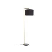 Lindby - Hillary Vloerlamp Zwart/Goud