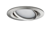 Paulmann - Nova Coin Recessed Plafondlamp 3pcs. Ø84 TW Brushed Iron