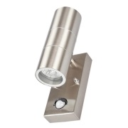 Lindby - Eyrin Buiten Wandlamp w/Sensor Steel