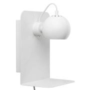 FRANDSEN - Ball Wandlamp met Usb Matte Wit