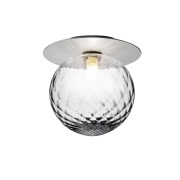 Nuura Aps - Liila 1 grote wandlamp, IP44, warmwit, zilver/helder Nuura