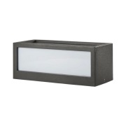 Lucande - Tame Buiten Wandlamp Graphite/Opal