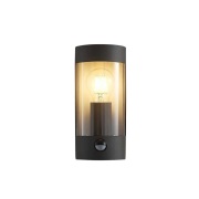Lindby - Junias Buiten Wandlamp w/Sensor Dark grey