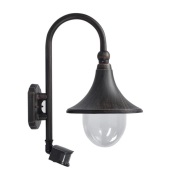 Lindby - Daphne Buiten Wandlamp w/Sensor Antique Black