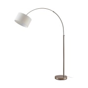 Lindby - Railyn Vloerlamp Cream/Nickel