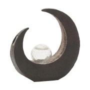 Lindby - Adem Solar Cell Lamp Brown/Clear