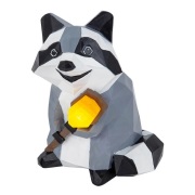 Lindby - Racoon Solar Cell Lamp White/Black/Grey