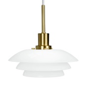 Dyberg Larsen - DL20 Hanglamp Opal/Brass