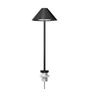 Louis Poulsen - Keglen LED tafellamp, zwart, met pin, CCT