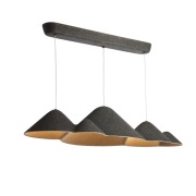 LOOM DESIGN - Panorama hanglamp Large Mix Black/Grey
