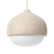 MATER - Terho Hanglamp Medium Natural/White Opal
