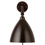 GUBI - Bestlite BL7 wandlamp, zwart-messing, 29 cm