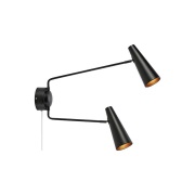 Markslöjd - Peak 2 Wandlamp Black
