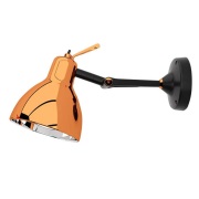 Rotaliana - Luxy H0 Glam wandlamp, zwart/koper, glas