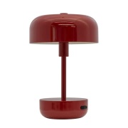 Dyberg Larsen - Haipot LED Portable Tafellamp Dark Red DybergLarsen